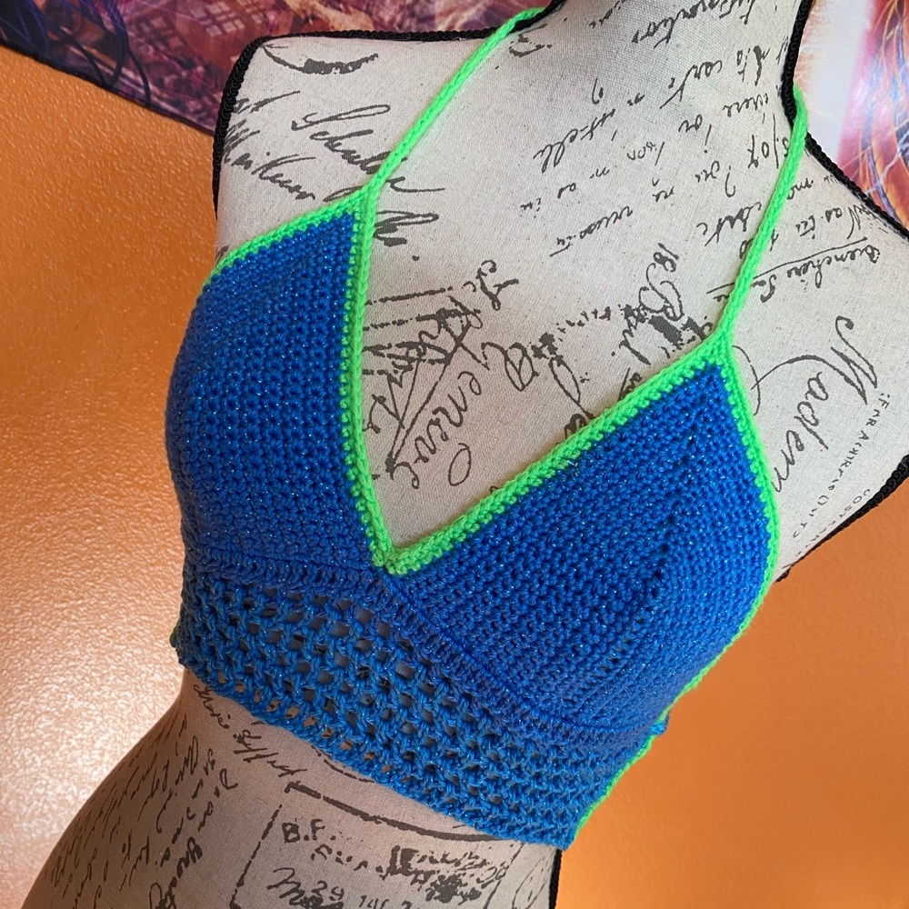 Crochet halter top